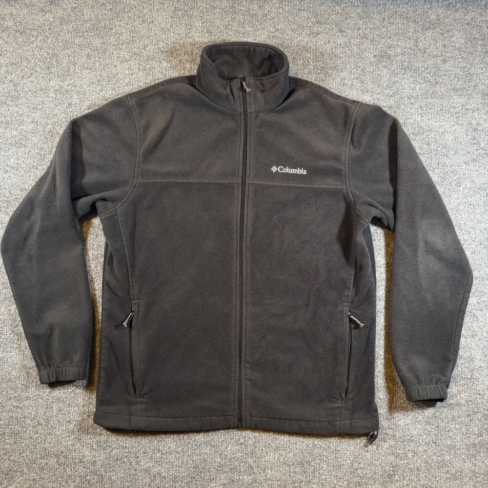Columbia Black Fleece Full Zip Up Jacket Women's Size Large